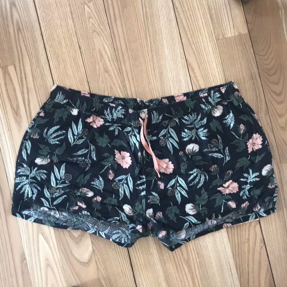 Patagonia Floral Print Shorts with Drawstring